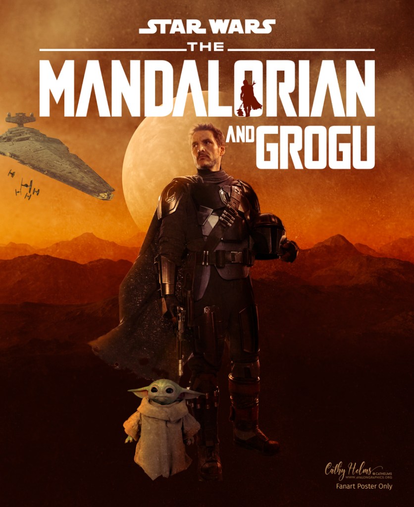 The Mandalorian and Grogu fanart
